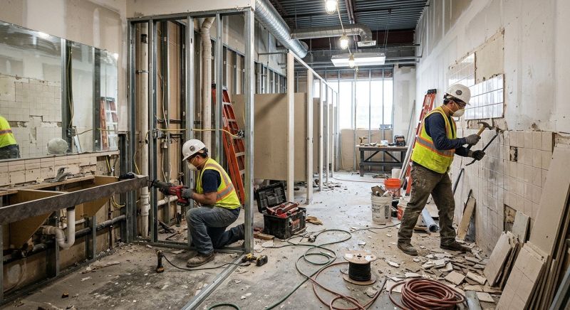 Office Bathroom Renovation in Denver, CO