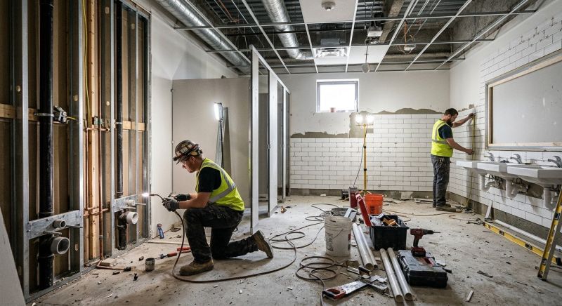 Office Restroom Renovation in Denver County, CO